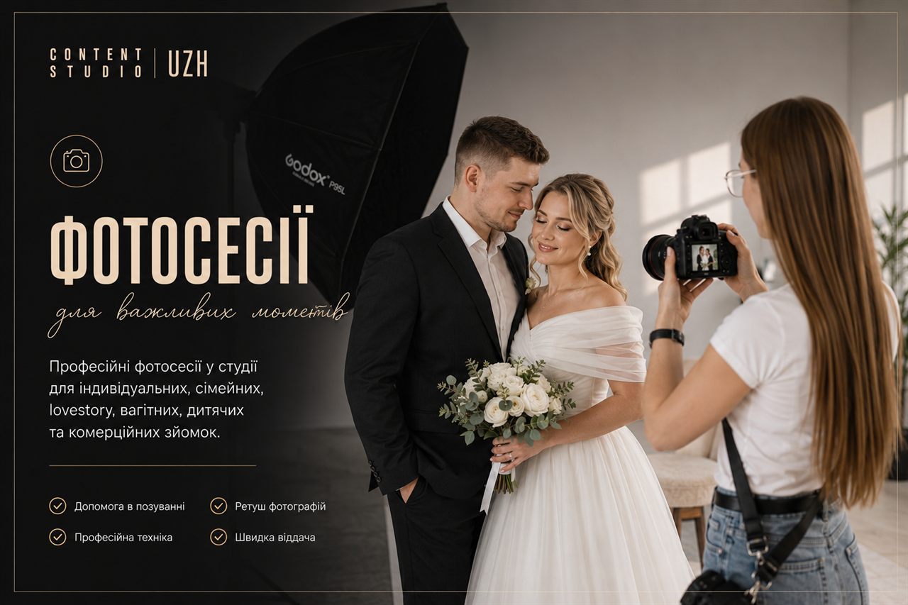 Фотозйомка у Content Studio Uzh